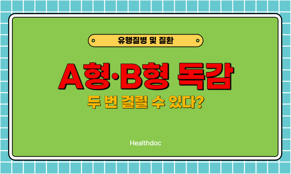 A형 독감 B형 독감 차이
